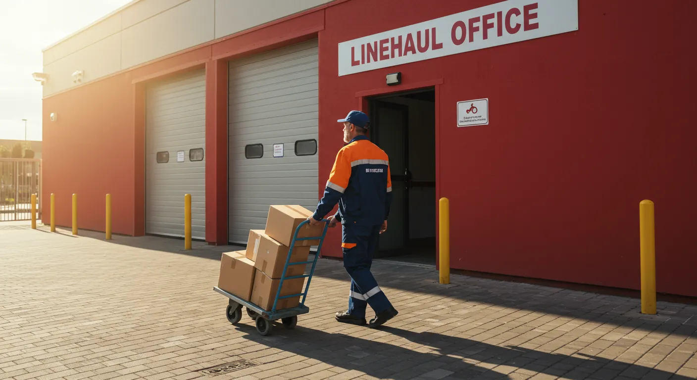 Arrived at Linehaul Office